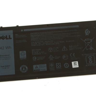Baterie originala pentru laptop Dell ChromeBook 11 3180 3181 3189, Dell ChromeBook 3100 2-in-1, Dell ChromeBook 11 5190, Dell ChromeBook 5190, model Dell type 51KD7, 42Wh