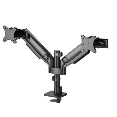 Brat dublu monitor Neomounts DS65S-950BL2; pentru display-uri cu diagonale 24"-34", sistem de prindere VESA 75x75~100x100, greutate maxima suportata 11 - per ecrankg, full motion, tilt +70°, swivel 90°, rotate 90°; gas spring; culoare negru. Garantie 5 - Img 2