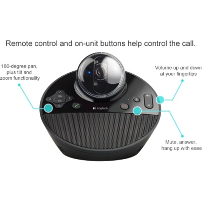 Camera videoconferinta Logitech BCC950, rezolutie Full HD 1080p - Img 7