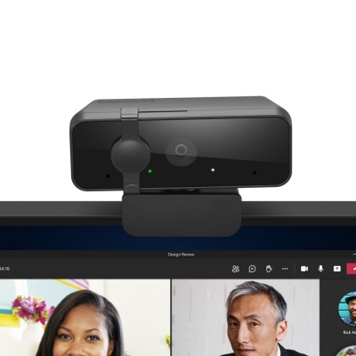 Camera web Lenovo 310 FHD cu microfon integrat; conectivitate: USB-A, rezolutie: 1920x1080 la 15fps, 20fps, 25fps, 30fps (MJPEG); camp vizual: 85°; compatibila cu: Windows 10, Windows 11, Mac OS, ChromeOS; greutate: 251g; culoare: negru - Img 5