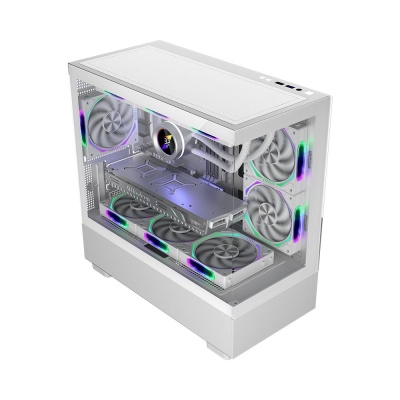 Carcasa 1STPLAYER MI5 Mid Tower ARGB ALB - Img 3