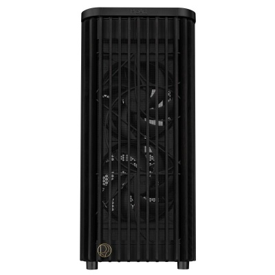 Carcasa ASUS PROART PA401 WOOD EDITION Mid Tower ARGB NEGRU, Tempered Glass, Sloturi Expansiune 7, Drive Bays: 2x3.5" 2x2.5"/3.5", Ventilatoare Suportate: 5 (spate: 1x120mm, fata: 2x140mm sau 2x160mm, sus: 2x120mm sau 2x140mm), Ventilatoare Incluse: 2 - Img 3