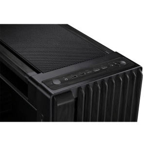 Carcasa ASUS PROART PA602 WOOD EDITION Mid Tower ARGB NEGRU, Tempered Glass, Sloturi Expansiune 8+2 aditional verticale, Drive Bays: 4x3.5"/2.5" 4x2.5", Ventilatoare Suportate: 6 (spate: 1x120mm sau 1x140mm, fata: 2x200mm, sus: 3x120mm sau 3x140mm), - Img 8