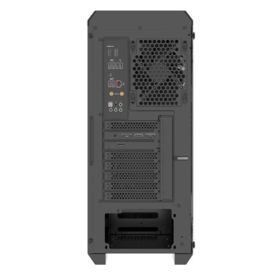 Carcasa GENESIS IRID 505F Mid Tower NEGRU, Tempered Glass, Sloturi Expansiune 8, Drive Bays: 2x3.5" 7x2.5", Ventilatoare Suportate: 6 (spate: 1x120mm, fata: 3x120mm sau 2x140mm, sus: 2x120mm sau 2x140mm), Ventilatoare Incluse: 5 (sus: 1x120mm, fata: - Img 4