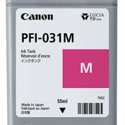 Cartus cerneala Canon PFI-031M, Magenta, capacitate 55ml, pentru Canon TM-240, TM-340. - Img 3