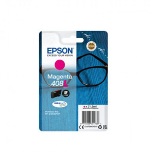 Cartus cerneala Epson 408L Ink Tank, DURABrite Ultra ink, Magenta, capacitate 21.6ml, 1.7k pagini, pentru WorkForce Pro WF-C4810DTWF.