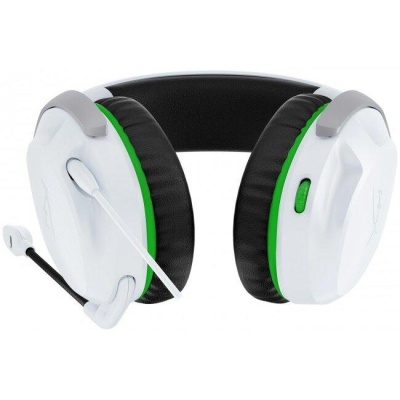 Casti gaming cu fir HyperX CloudX Stinger 2 Xbox/PC, jack 3,5mm pentru conectare direct la controller, drivere 50mm, slidere gradate, microfon cu noise cancelling, spuma cu memorie, alb - Img 3