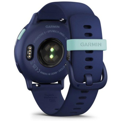 Ceas smartwatch Garmin vívoactive 5 Blue/Blue Metal - Img 3