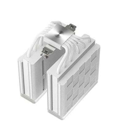 Cooler Procesor DEEPCOOL AG620 ARGB V2 ALB, marime heatsink 161x136x129mm, 2 ventilatoare ARGB, viteza ventilator 300-1950 RPM +/- 10%, Airflow: 67.88 CFM, Suport AMD: AM4/AM5, suport INTEL: LGA 1851/1700/1200/1151/1150/1155, nivel de zgomot: 29.4 dBA - Img 3