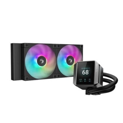 Cooler Procesor DEEPCOOL MYSTIQUE 240 ARGB NEGRU - Img 5