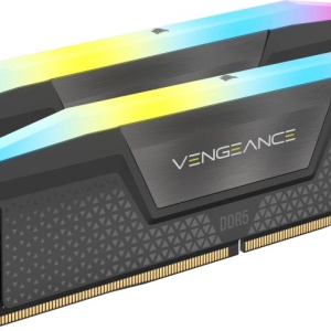 CORSAIR VENGEANCE RGB DDR5 32GB (2 x 16GB) DDR5 6400 CL32-40-40-84 1.40V Intel XMP & AMD EXPO - GREY