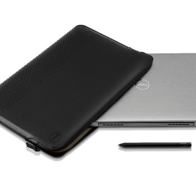 Dell EcoLoop Leather sleeve 14" PE1422VL, Color: black, Product Material: Leather, Lining Material: Features: Water-resistant, dedicated active pen holder, Width: 36.5 cm, Height: 24.5 cm, Depth: 1.5 cm, Weight: 350 g, Limited warranty - 3 years - Img 8