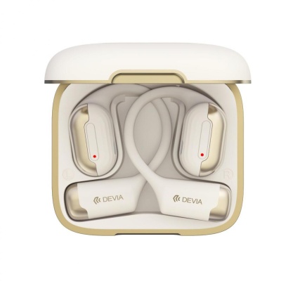 Devia Casti Bluetooth Wireless Open-Ear OWS Pro1 Bej - Img 2