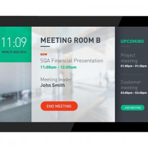 Ecran profesional touch Philips 10", 1280x800, 24/7, 300nit, panel VA 8bit, E-LED, 30ms, contrast static 800:1, Android 8.1, CMND&Play, CPU RK3288, RAM 2GB, stocare 8GB. Conectivitate: WiFi, 1xUSB, 1x (PoE)LAN, -RS232C, 1xHDMI , 1xAudio Out. Sticla