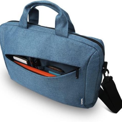 Geanta laptop Lenovo Casual Toploader T210, 15.6", Blue, rezistent la apa, compartiment accesorii, compartiment laptop captusit, Material: Textil, Dimensiuni externe: 362 x 22 x 250 mm, Greutate: 465g - Img 2