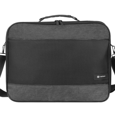 Geanta laptop Natec Impala 2, compatibilitate dimensiune laptop 15.6", 2 compartimente, material Polyester 600D, negru