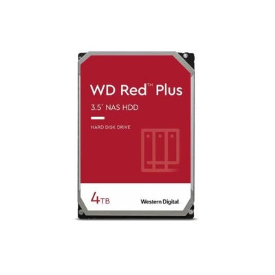 HDD NAS WD Red Plus, 4TB, 5400 RPM, 256MB, SATA III