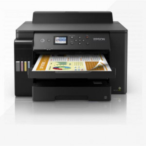 Imprimanta inkjet color CISS Epson L11160, dimensiune A3+, viteza max 32ppm alb-negru, 32ppm color, rezolutie printer 4800 x 1200 dpi, alimentare hartie 550 coli, imprimare fara margini, duplex, interfata: USB, Ethernet, WiFi, Wi-Fi Direct, consumabile: