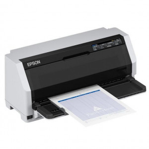 Imprimanta matriceala mono Epson LQ-690II, dimensiune A4, numar ace: 24 pini, viteza 12cpi, rezolutie 360x180dpi, memorie 128KB, limbaje de printare ESC/P2, IBM PPDS, interfata: Bidirectional parallel, USB 2.0 Type B, consumabile: C13S015610. - Img 3