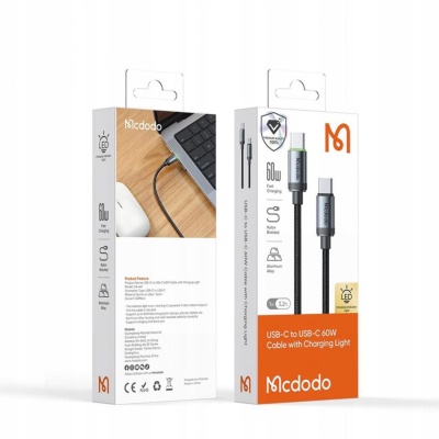 Incarcator Cablu MCDODO CA-4410, 60W, 2 porturi, Negru - Img 3
