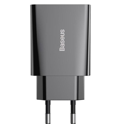 INCARCATOR retea Baseus Speed Mini, Quick Charge 20W, 1 x USB Type-C 5V/3A max, negru - Img 12