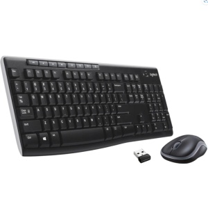 Kit Logitech Wireless Mk270, Usb, Black, 920-004508