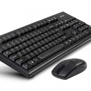 Kit tastatura + mouse A4tech 3100N, wireless, negru