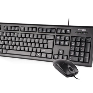 Kit tastatura + mouse A4tech KR-8520D, cu fir, negru - Img 5