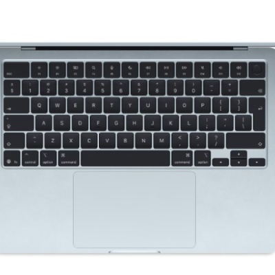 MacBook Air 13.6" Retina/Apple M4 (CPU 10-core, GPU 10-core, Neural Engine16-core)/32GB/1TB - Sky Blue - INT KB (2025) 35W (Cto from MC6V4RO/A) - Img 2
