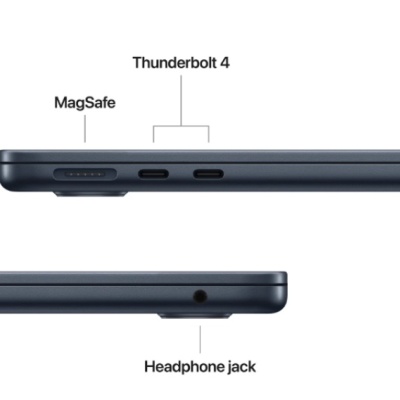 MacBook Air 13.6" Retina/Apple M4 (CPU 10-core, GPU 10-core, Neural Engine16-core)/32GB/1TB - Midnight - INT KB (2025) 35W (Cto from MC6C4RO/A) - Img 6