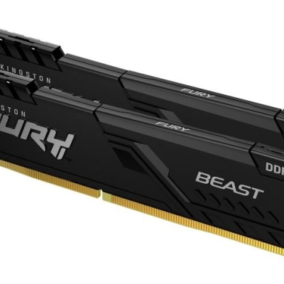 Memorie RAM Kingston DDR4 32GB 3200Mhz CL16 1.35V Dual Channel Kit Fury Beast Black XMP - Img 2
