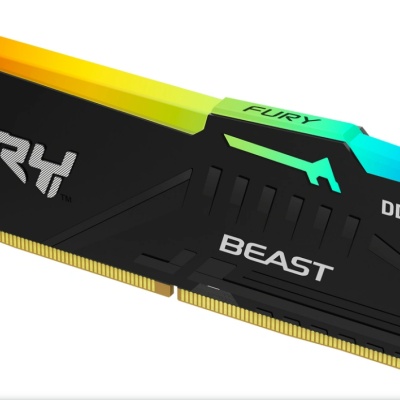 Memorie RAM Kingston FURY Beast, 32GB DDR5, 6000MHz, CL30