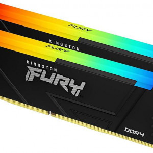 Memorie RAM Kingston Fury Beast, DIMM, DDR4, 16GB, 3200MHz, CL16, 1.35V, Kit of 2