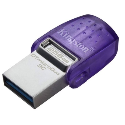 Memorie USB Flash Drive Kingston 256GB DT MicroDuo, USB 3.0, micro USB 3C