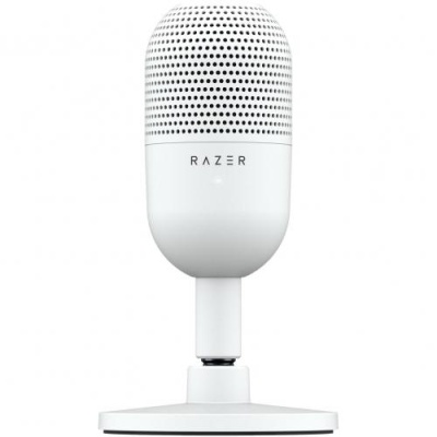 Microfon Razer Seiren V3 Chroma RGB USB, frecventa raspuns 20 Hz - 20000 Hz, sensibilitate 110 dB (THD > 1% at 1 kHz), alb