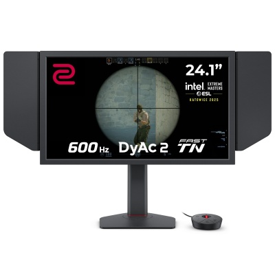 Monitor BenQ 24" XL2586X+, Diagonal (inch): 24, Diagonal (cm): 60, Aspect ratio: 16:9, Panel: TN, Resolution: 1920x1080, Refresh Rate: 600Hz, Response time GtG: 0.5ms, Brightness (max): 320 cd/m², Contrast (static) : 1000:1, Contrast (dynamic): 12M:1,