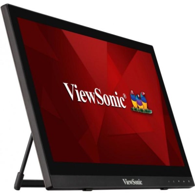 Monitor Consumer ViewSonic TD1630-3, 15.6", 1366 x 768 pixeli, Touchscreen, Black, 3 ani Garantie - Img 3