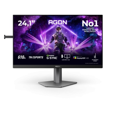Monitor Gaming AOC AG246FK6, 24.1", 1920 x 1080 pixeli, Black, Grey, 3 ani Garantie
