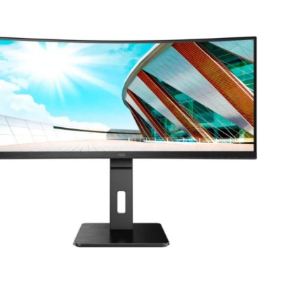 Monitor Gaming AOC CU34P2A, 34", 3440 x 1440 pixeli, Black, 3 ani Garantie