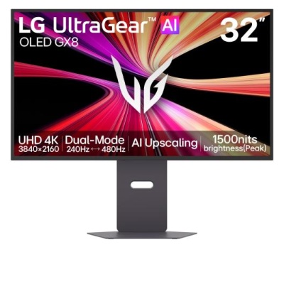 Monitor Gaming LG 32GX870B-B.AEU, 32", 3840 x 2160 pixeli, Black, 2 ani Garantie