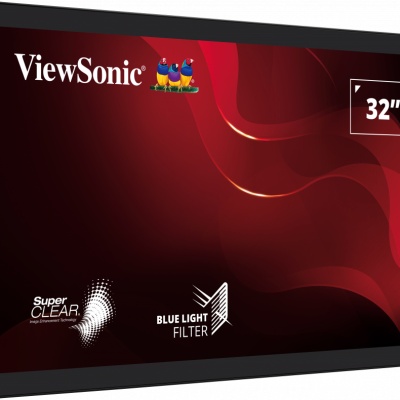 Monitor ViewSonic 32" TD3207, Touch: 10pts, Diagonal (inch): 32, Diagonal (cm): 81, Aspect ratio: 16:9, Panel: VA, Resolution: 1920x1080, Refresh Rate: 60Hz, Response time GtG: 5ms, Brightness (max): 450 cd/m², Contrast (static) : 3000:1, Contrast - Img 3