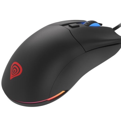 Mouse gaming cu fir Genesis Krypton 750, senzor optic Pixart PAW3333, interfata USB, rezolutie maxima 8000 DPI, numar butoane programabile 6, iluminare RGB, switch mecanic Huano, alb - Img 9