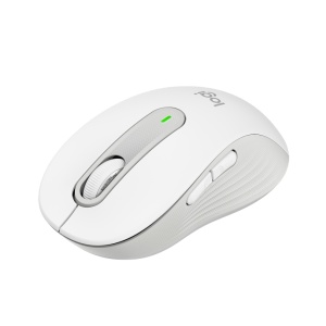 Mouse wireless Logitech Signature M650, rezolutie 2000 DPI, dimensiuni 10.71 x 6.18 x 3.78 cm, alb