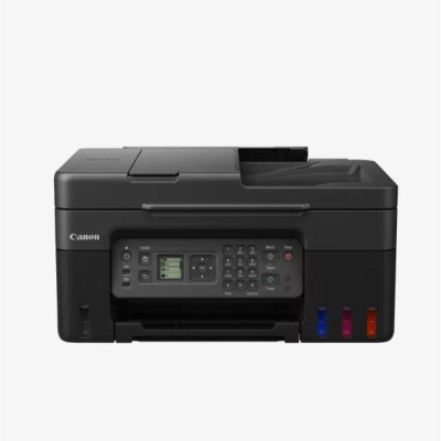 "Multifunctional inkjet color CISS Canon PIXMA G4470 , dimensiune A4(Printare, Copiere, Scanare, Fax), viteza imprimare 11ipm alb-negru, 6ipm color,rezolutie printare 4800x1200 dpi, imprimare fara margini, alimentarehartie 100 coli, ADF 35 coli, scanner - Img 3