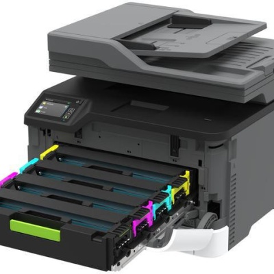 Multifunctional laser color lexmark CX431adw, 3 ani garantie. Dimensiune: A4, Copiere color/ Fax/ Imprimare color/ Scanare color, Viteza mono/color:24.7 ppm/ 24.7 ppm , Rezolutie: Black: 4800 CQ (2400 x 600 dpi), 600 x 600 dpi, Colour: 600 x 600 dpi, - Img 3