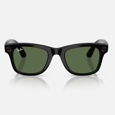 ORW4012 META WAYFARER High Bridge Fit - Shiny Black - G-15 Green Gen 2 - Img 2