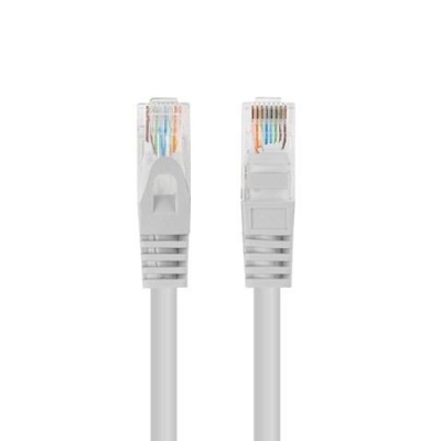 Patch cord Cat.6 UTP 0,25 m gri, Fluke Passed