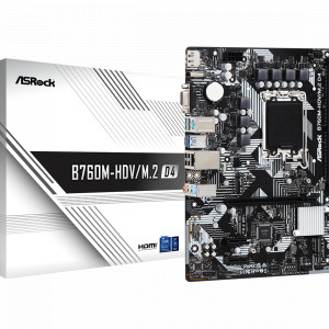 Placa de baza Asrock B760M-HDV/M.2 DDR4, 2x DDR4