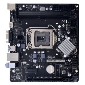Placa de Baza BIOSTAR H81MV3 3.0 LGA1150, 2x DDR3, 1x PCIE 2.0 x1 1x PCIE 2.0 x16, 1x VGA 1x HDMI, 2x SATA II 3GB/s 2x SATA III 6GB/s, mATX