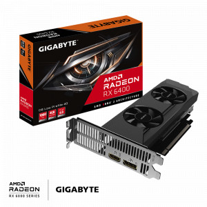 Placa video GIGABYTE Radeon RX 6400 D6 LOW PROFILE 4GB GDDR6 64-bit